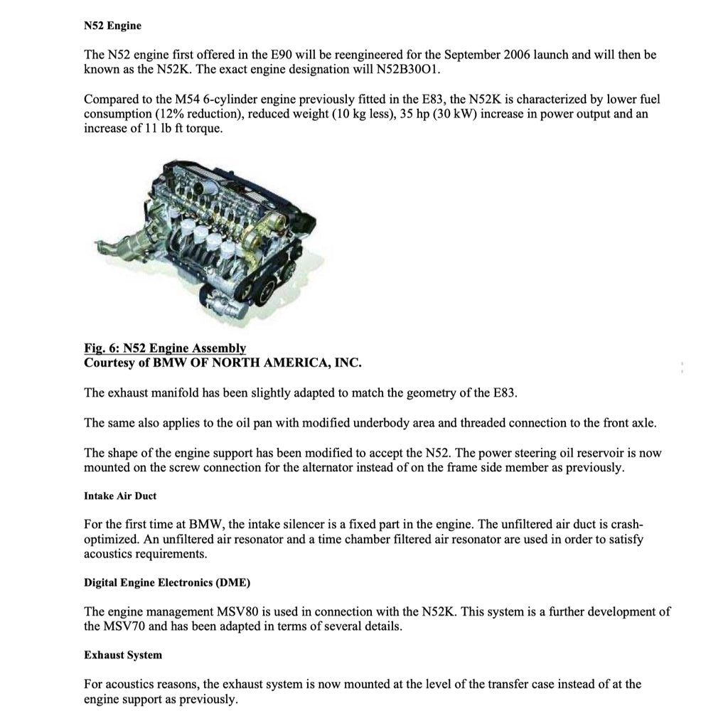 BMW X3 E83 (2003-2010) SERVICE WORKSHOP MANUAL