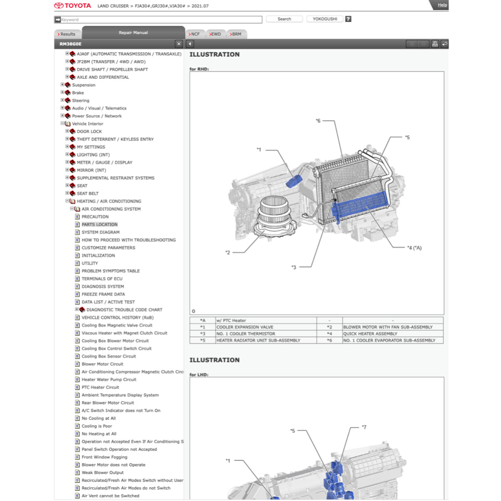 LAND CRUISER J300 (2021+) ONLINE SERVICE WORKSHOP MANUAL