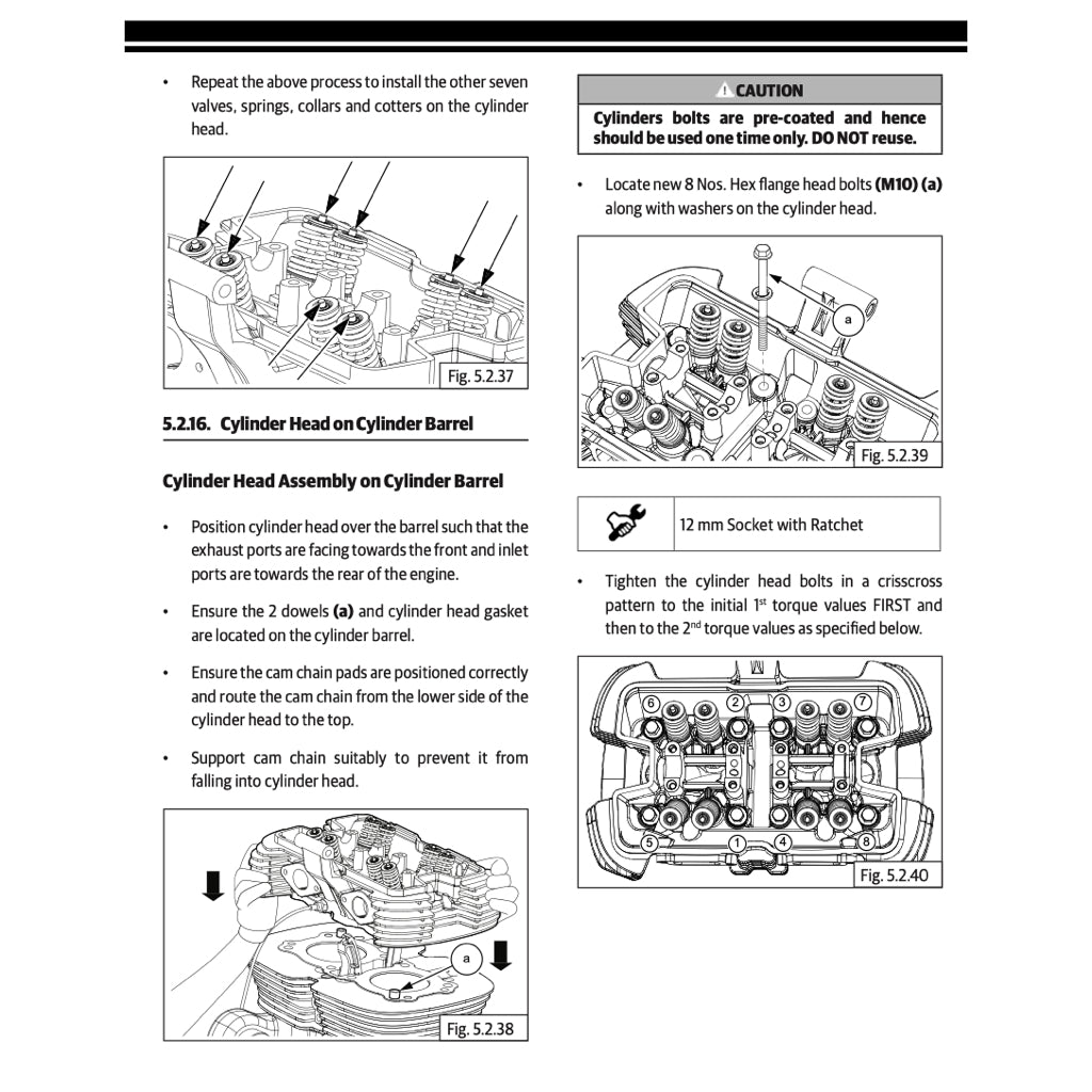ROYAL ENFIELD INTERCEPTOR TWIN 650 (2018-2023) SERVICE WORKSHOP MANUAL + OWNER'S MANUAL