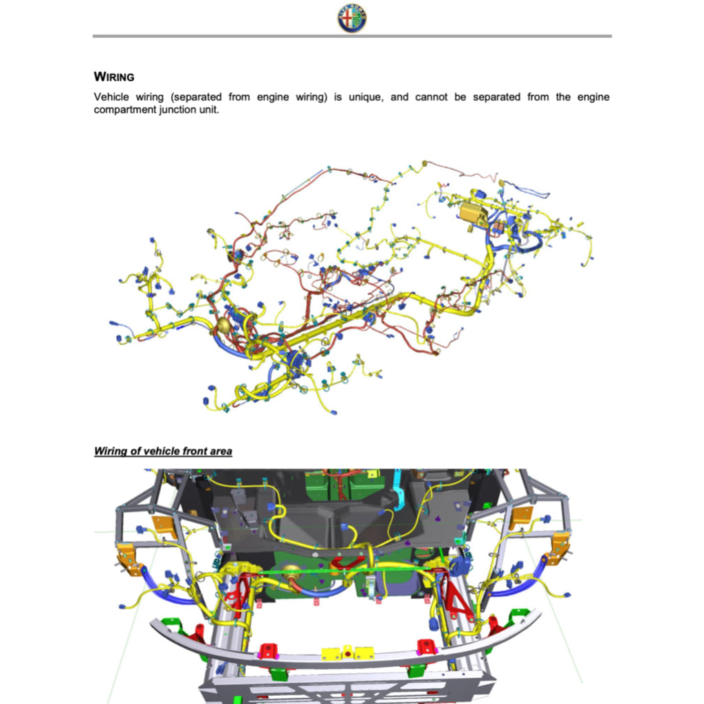 ALFA ROMEO 4C (2013-2019) e-learn SERVICE MANUAL