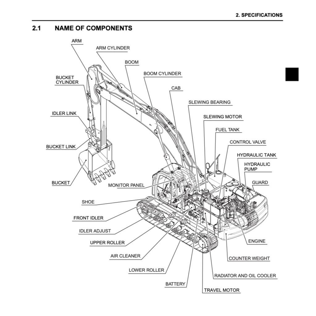 KOBELCO EXCAVATOR SERVICE WORKSHOP MANUAL - SK75 / SK 125 / SK135 / SK200 / SK210 / SK235 / SK 330 / SK 350