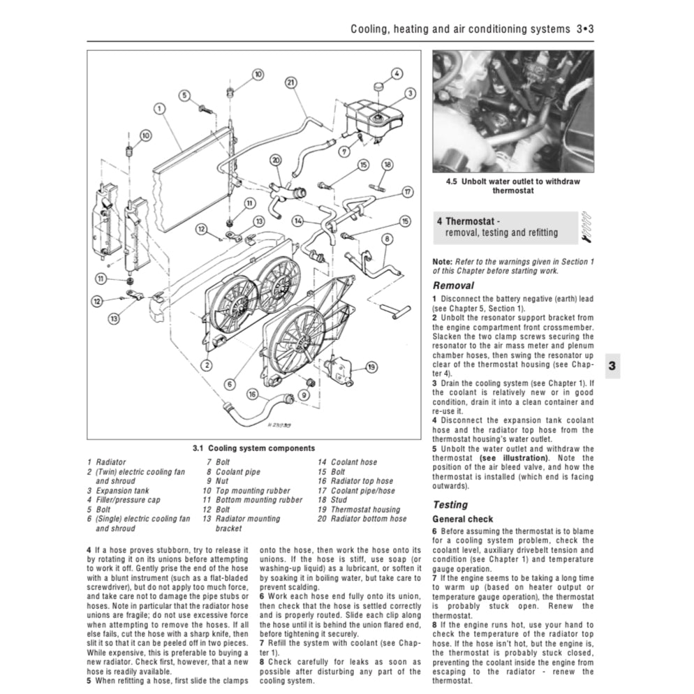 FORD MONDEO MK1 & MK2 (1993-2000) SERVICE WORKSHOP MANUAL