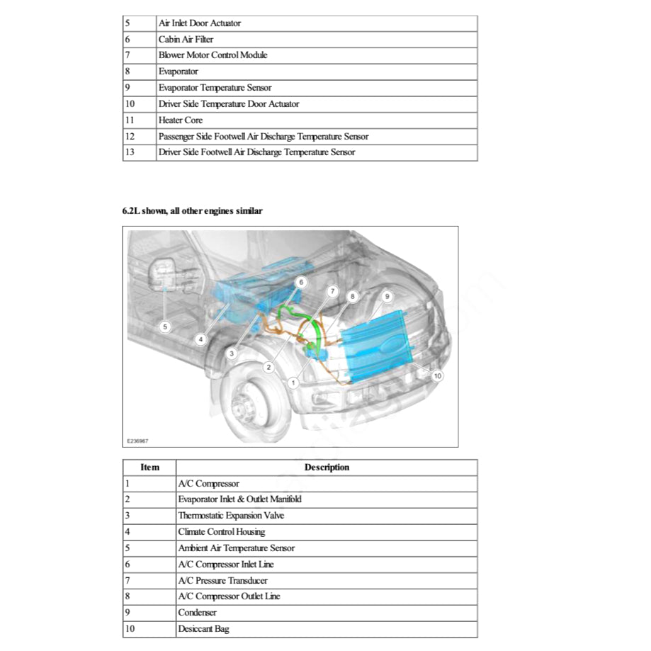 FORD F-250 F-350 SUPERDUTY P558 (2017-2022) SERVICE WORKSHOP MANUAL