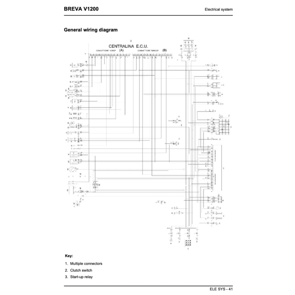 MOTO GUZZI BREVA V1200 (2008-2011) SERVICE WORKSHOP MANUAL + PARTS CATALOGUE + OWNER'S MANUAL