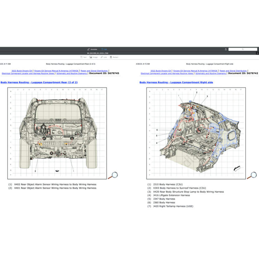 BUICK ENCORE GX (2019-2023) SERVICE WORKSHOP MANUAL
