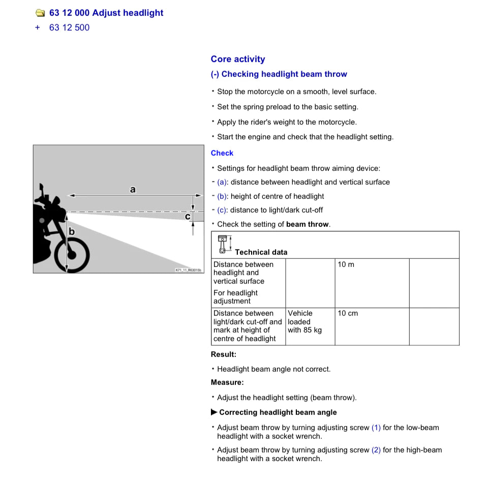 BMW S1000 XR I K49 (2015-2019) SERVICE WORKSHOP MANUAL + PARTS CATALOGUE + RIDER'S MANUAL