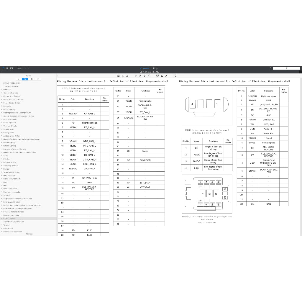 MAXUS T90 EV (2022+) SERVICE WORKSHOP MANUAL