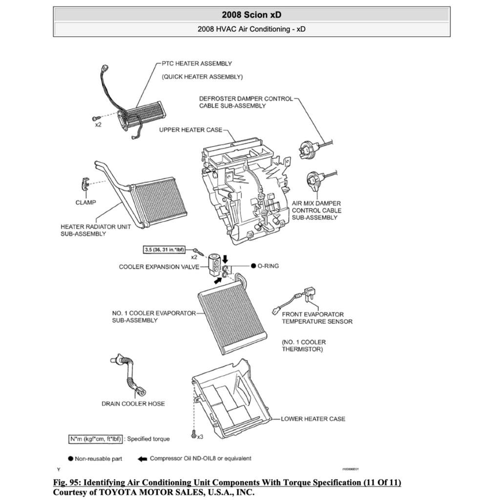 TOYOTA IST SCION XD ZSP110 (2008-2016) SERVICE WORKSHOP MANUAL