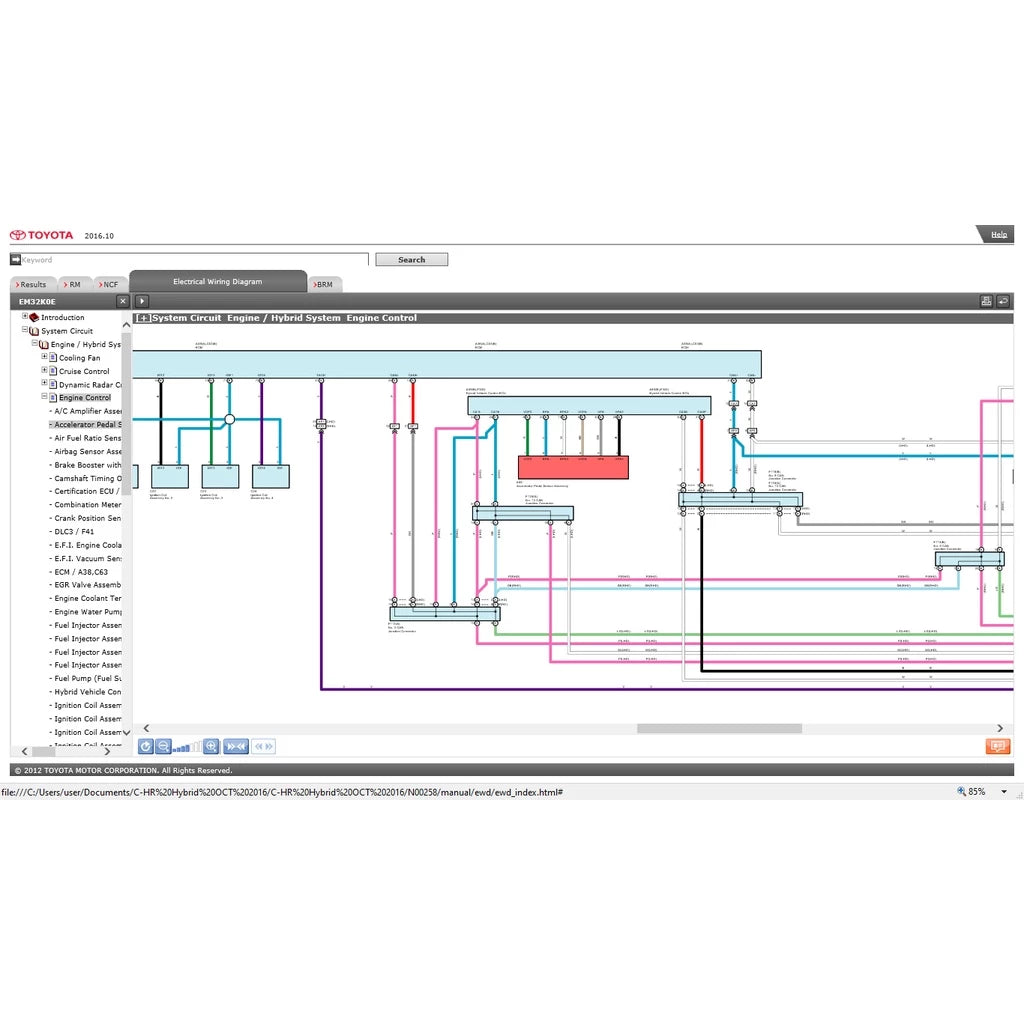 TOYOTA C-HR CHR  HYBRID (2017-2023) ONLINE SERVICE WORKSHOP MANUAL