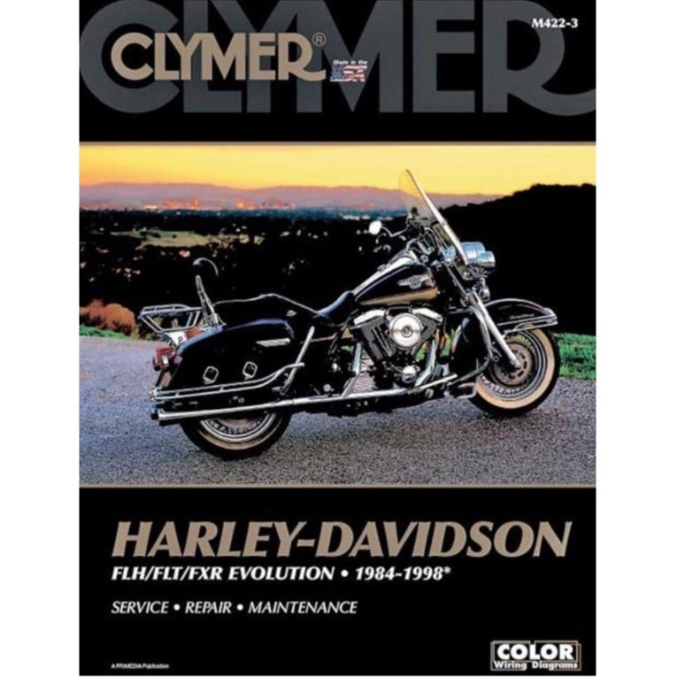 HARLEY-DAVIDSON FLH/FLT/FX (1984-1998) SERVICE WORKSHOP MANUAL - CLYMER