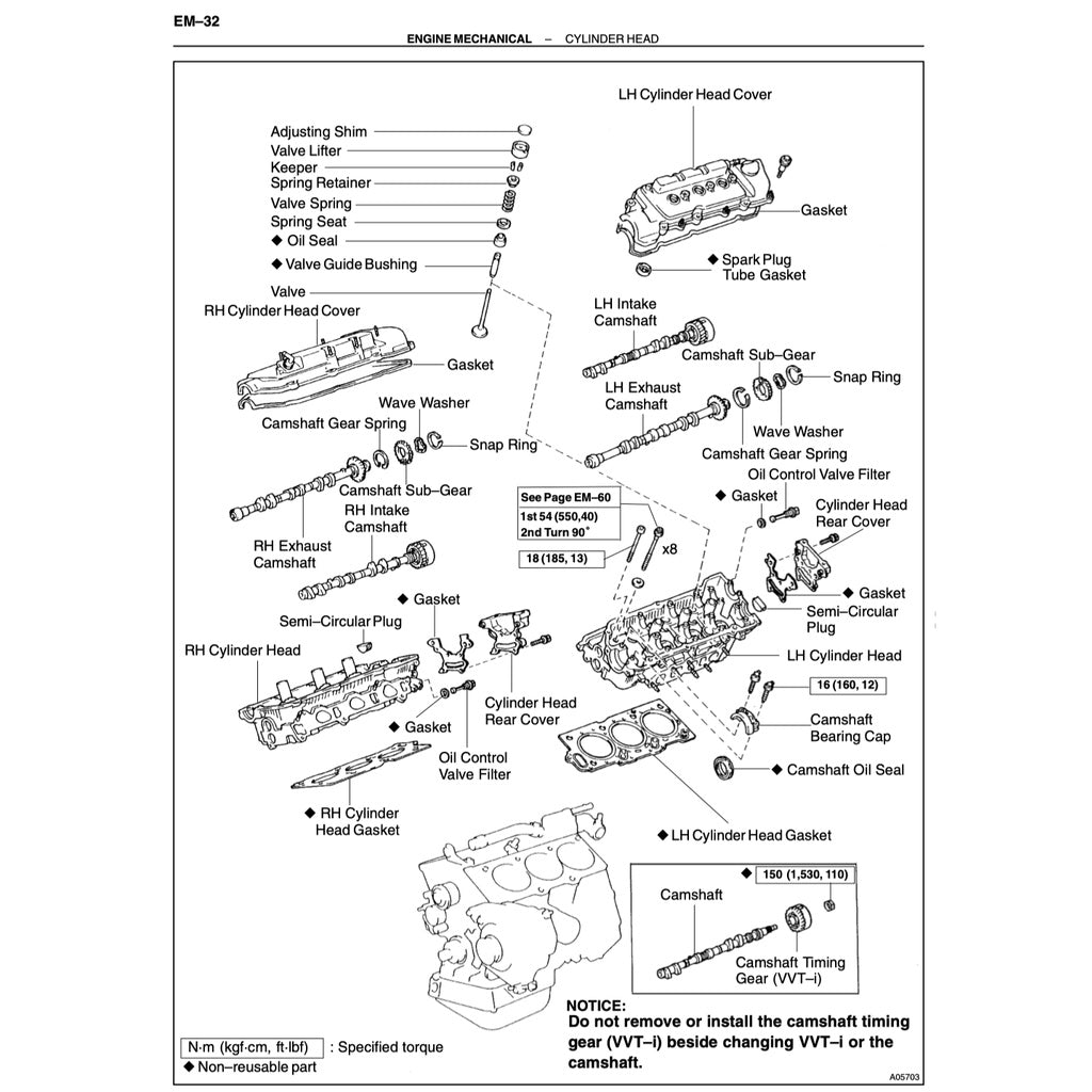 TOYOTA HARRIER I XU10 (1998-2003) SERVICE WORKSHOP MANUAL