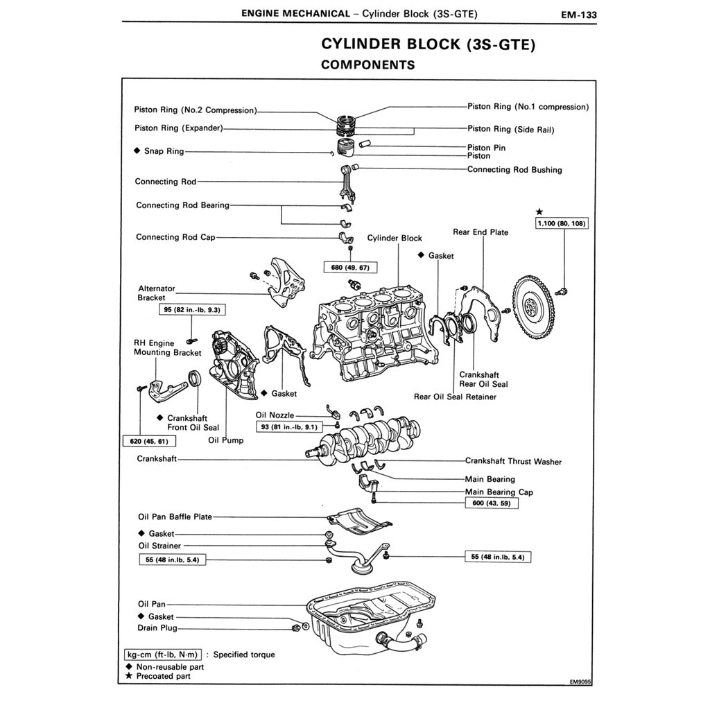 TOYOTA MR-2 SW20  (1989-1999) SERVICE WORKSHOP MANUAL