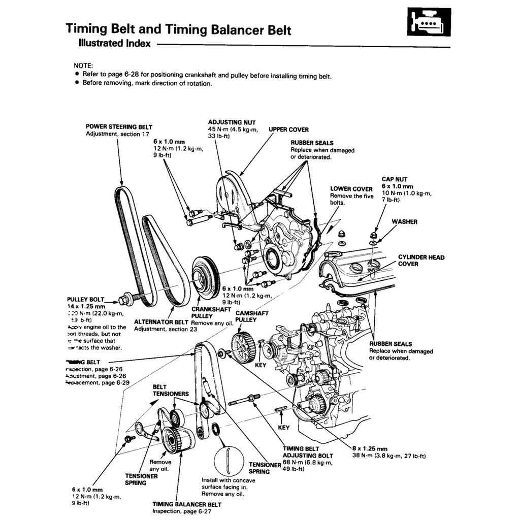 HONDA PRELUDE BA3-8/9 BB4 (1992-1996) SERVICE WORKSHOP MANUAL
