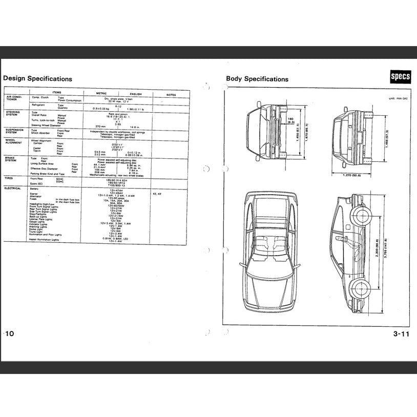 HONDA CIVIC & CRX 4  ED/EE/EF/SH (1988-1991) SERVICE WORKSHOP MANUAL