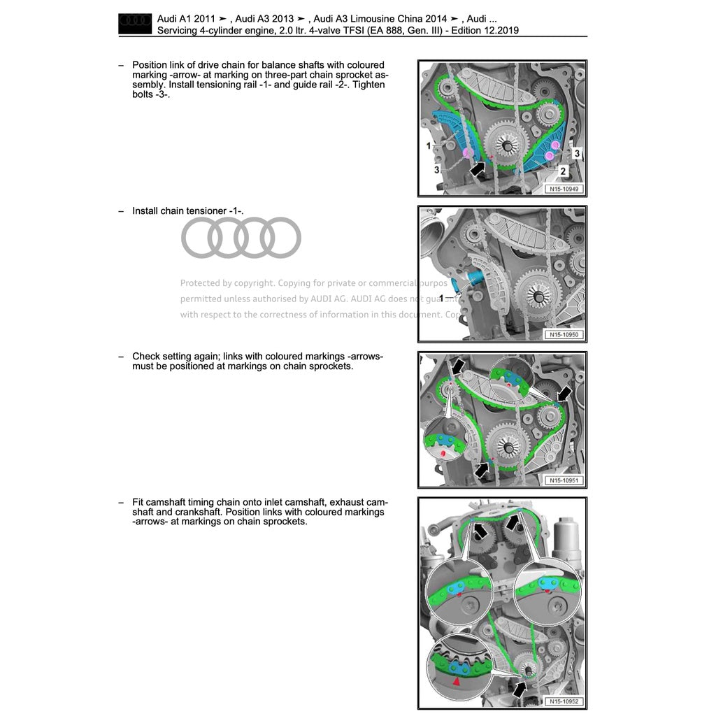 AUDI TT MK3 (2015-2023) SERVICE WORKSHOP MANUAL