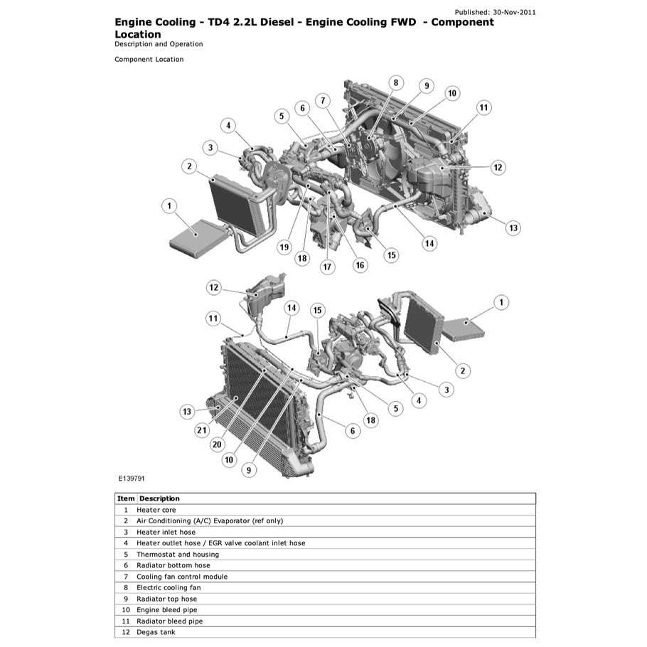 RANGE ROVER EVOQUE L538 (2011-2018) SERVICE WORKSHOP MANUAL