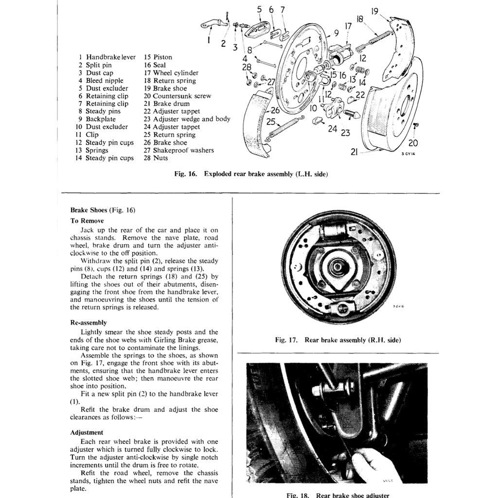 [CLASSIC] TRIUMPH GT6 MK1/MK2/MK3 (1966-1973) SERVICE WORKSHOP MANUAL