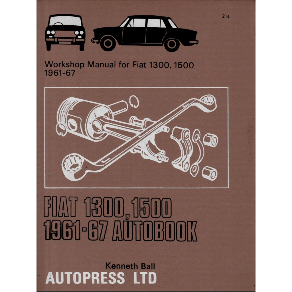 [CLASSIC] FIAT 1300,1500 (1961-1967) SERVICE WORKSHOP MANUAL (AUTOBOOK)