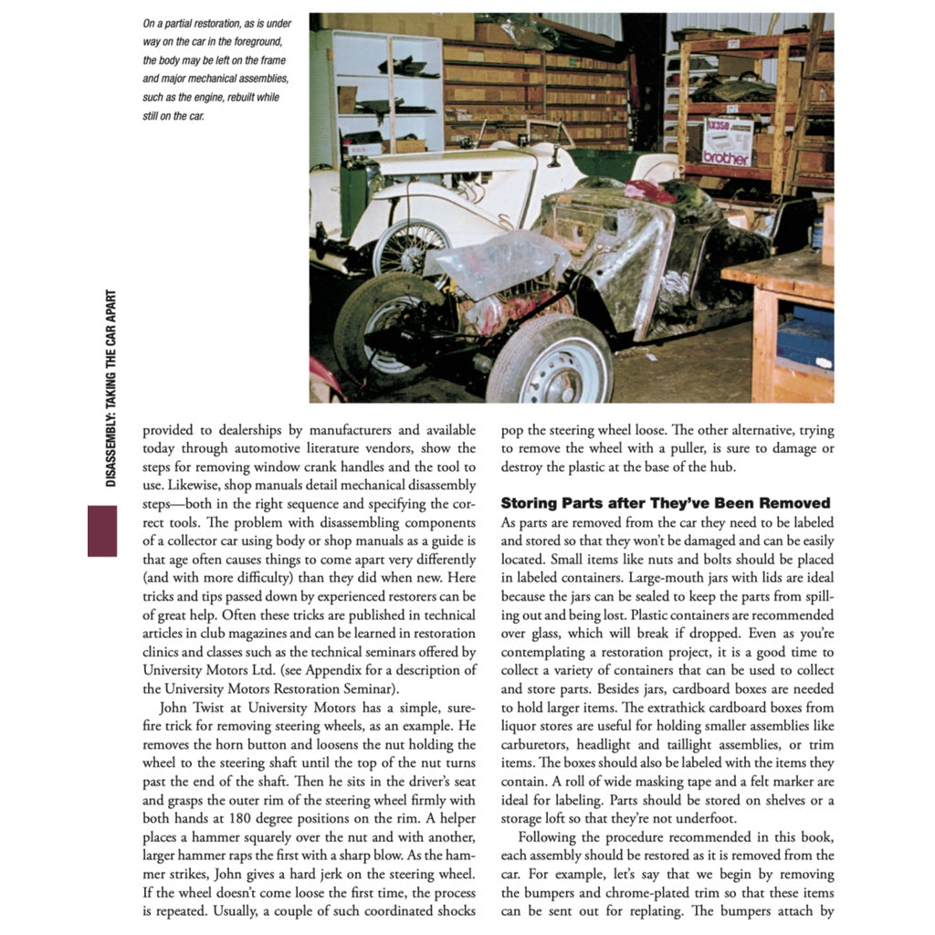 HOW TO RESTORE YOUR COLLECTOR CAR (2009) - MOTORBOOKS WORKSHOP