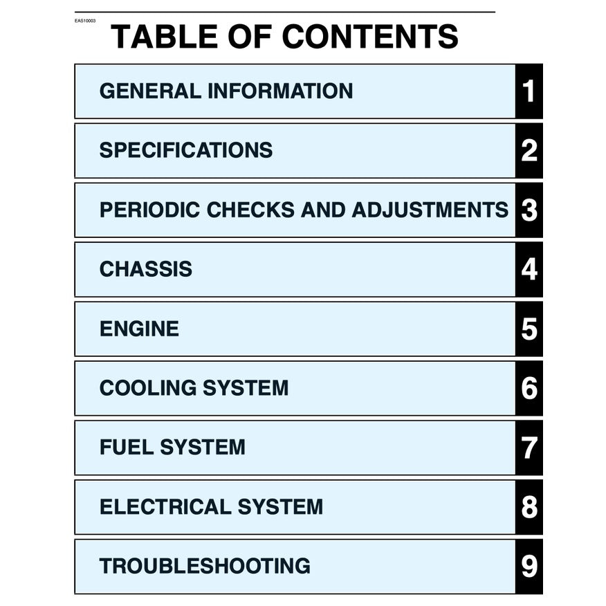YAMAHA MT-09 MT09 TRACER (2017-2020) SERVICE WORKSHOP MANUAL + PARTS CATALOGUE + OWNER'S MANUAL