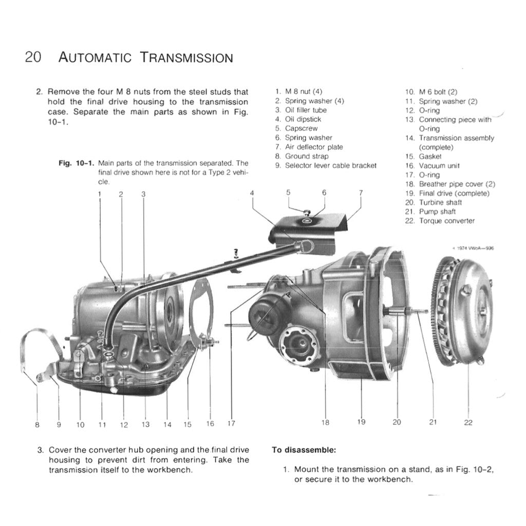 [CLASSIC] VW STATION WAGON BUS "T2" (1968-1979) FACTORY SERVICE REPAIR WORKSHOP MANUAL