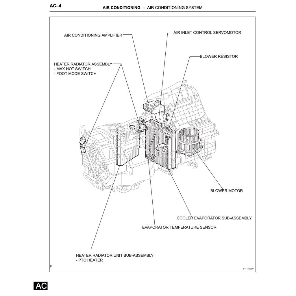 TOYOTA bB (2000-2005) SERVICE WORKSHOP MANUAL