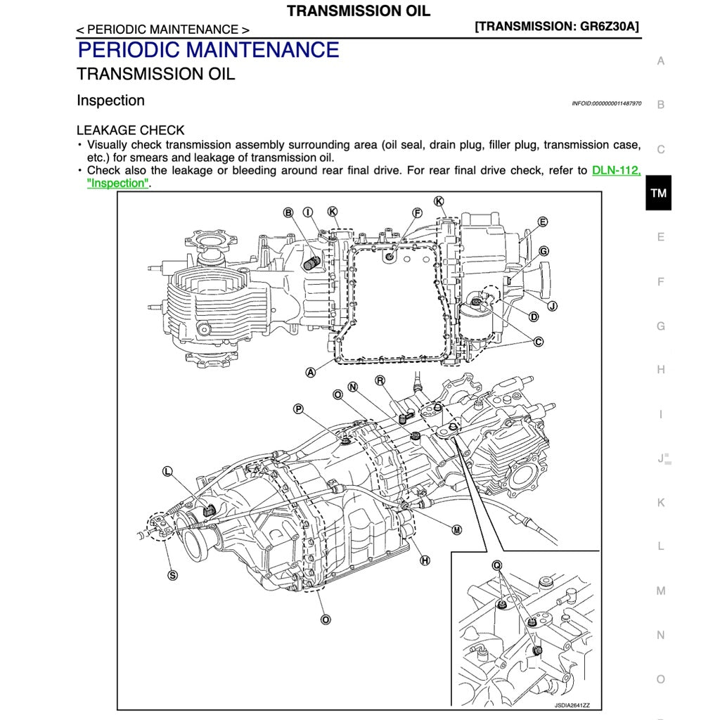 NISSAN GT-R R35 (2015-2017) SERVICE WORKSHOP MANUAL