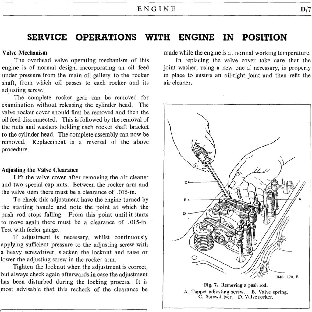[CLASSIC] AUSTIN A40 (1947-1967) SERVICE WORKSHOP MANUAL
