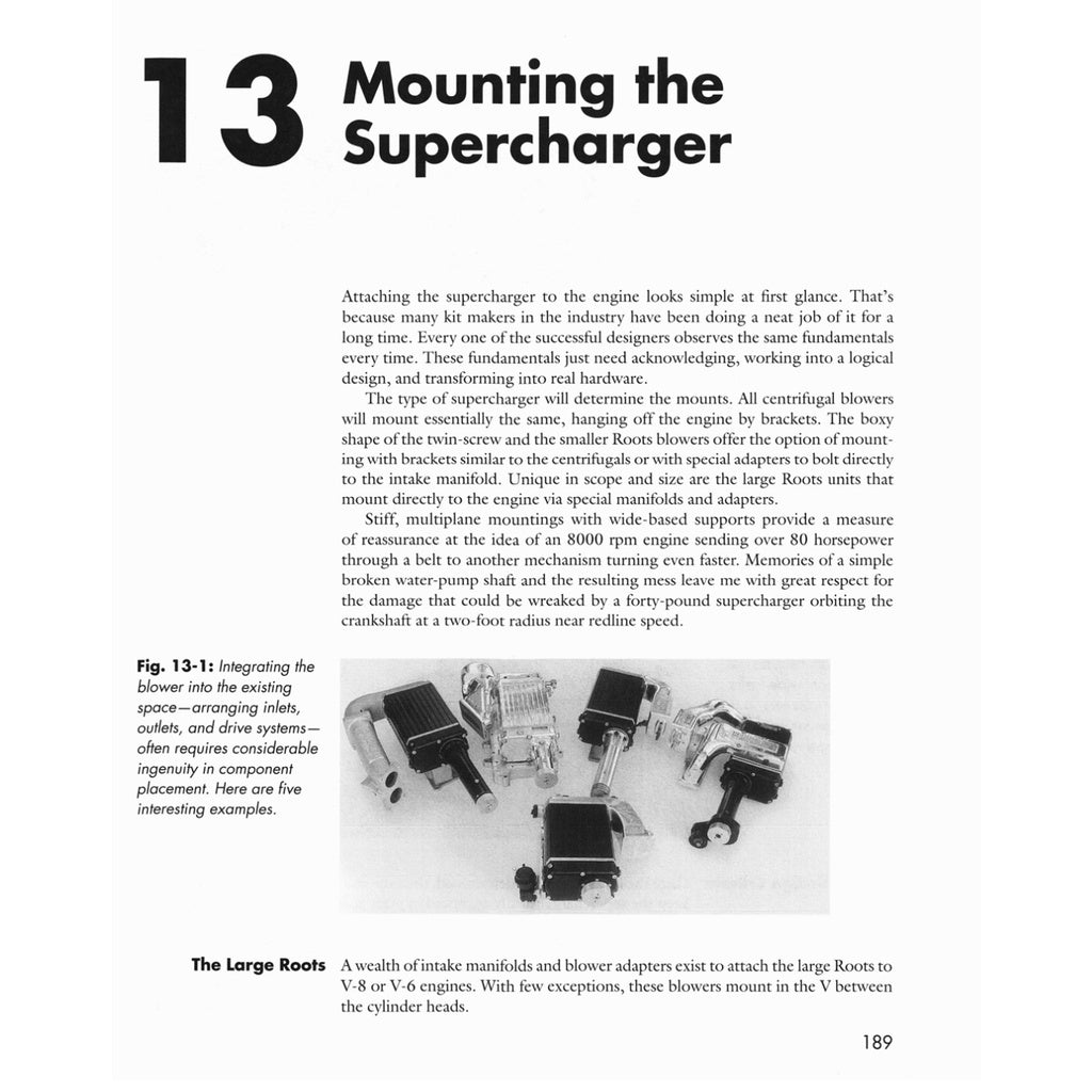 SUPERCHARGED ! DESIGN, TESTING & INSTALLATION OF SUPERCHARGER SYSTEMS,  CORKY BELL