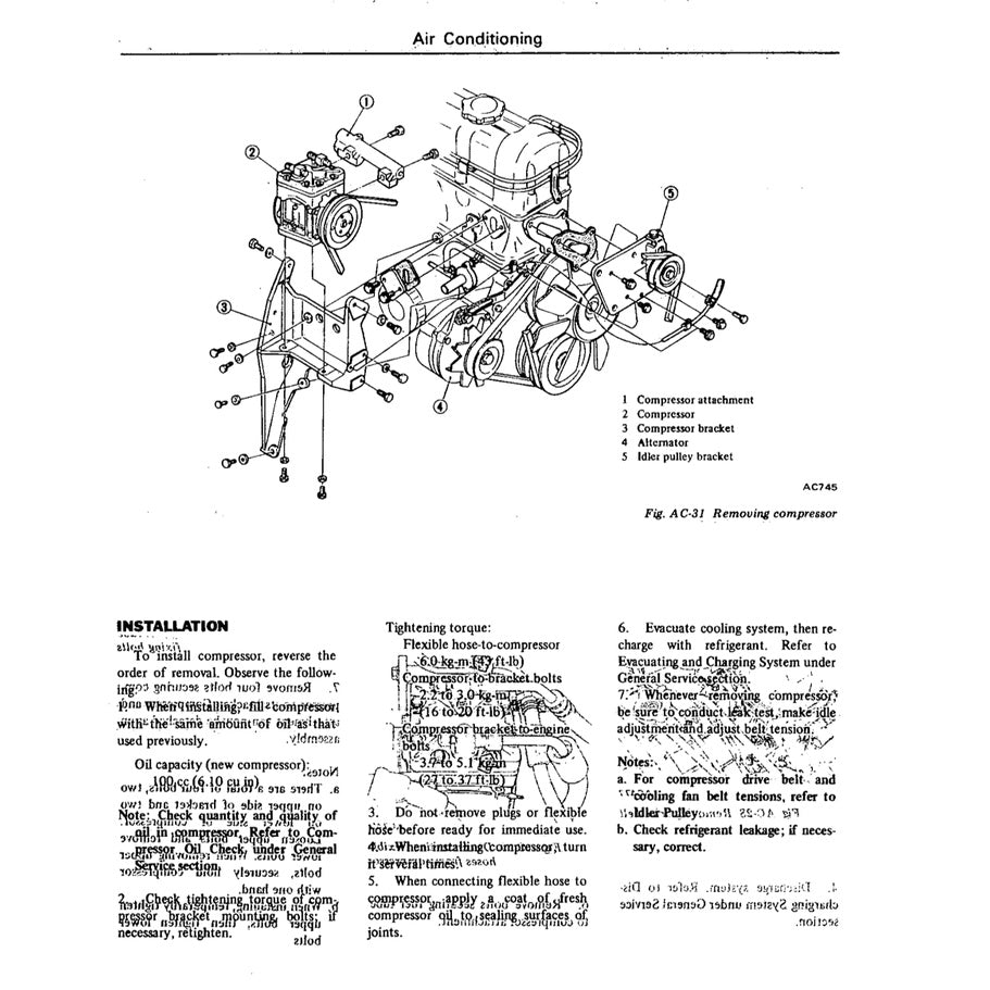 DATSUN PICKUP 620 (1972-1979) SERVICE WORKSHOP MANUAL