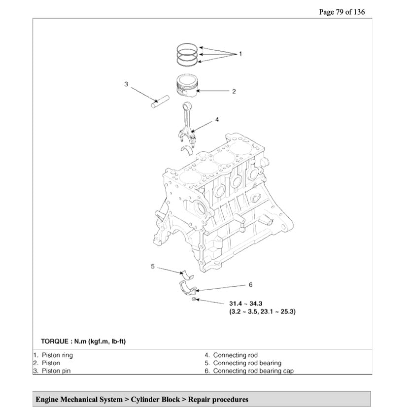 HYUNDAI ACCENT MC (2006-2011) SERVICE WORKSHOP MANUAL