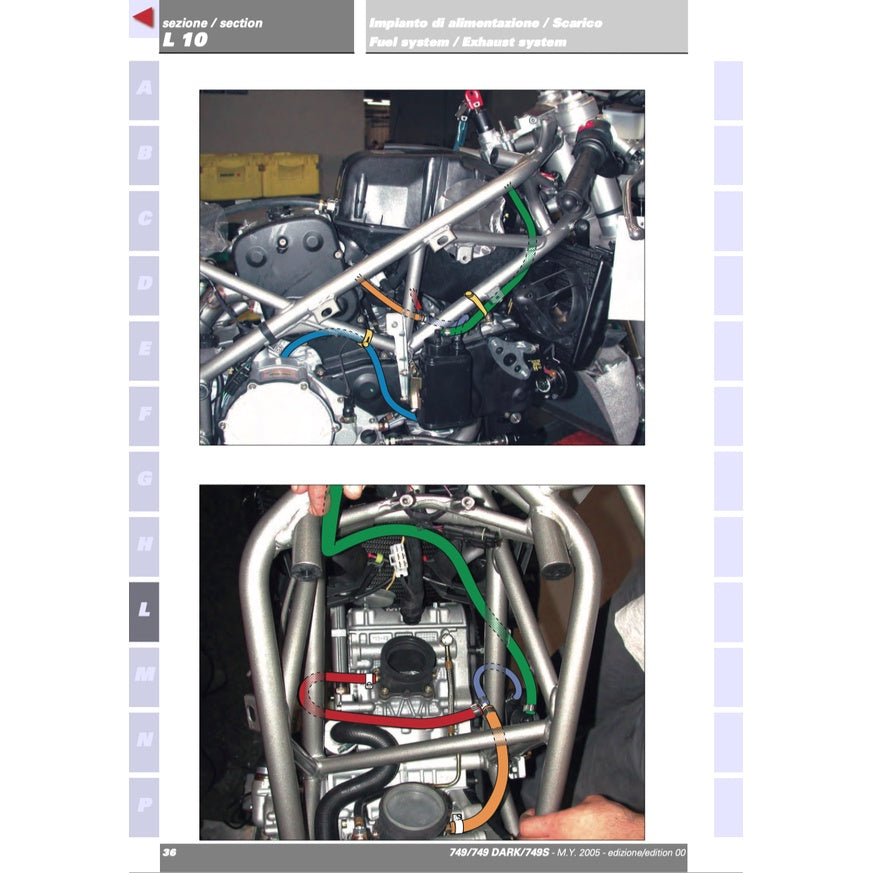 DUCATI 749 / 749S/ 999 / 999s / 999RS (2003-2006) SERVICE REPAIR WORKSHOP MANUAL + PARTS CATALOGUE + OWNER'S MANUAL