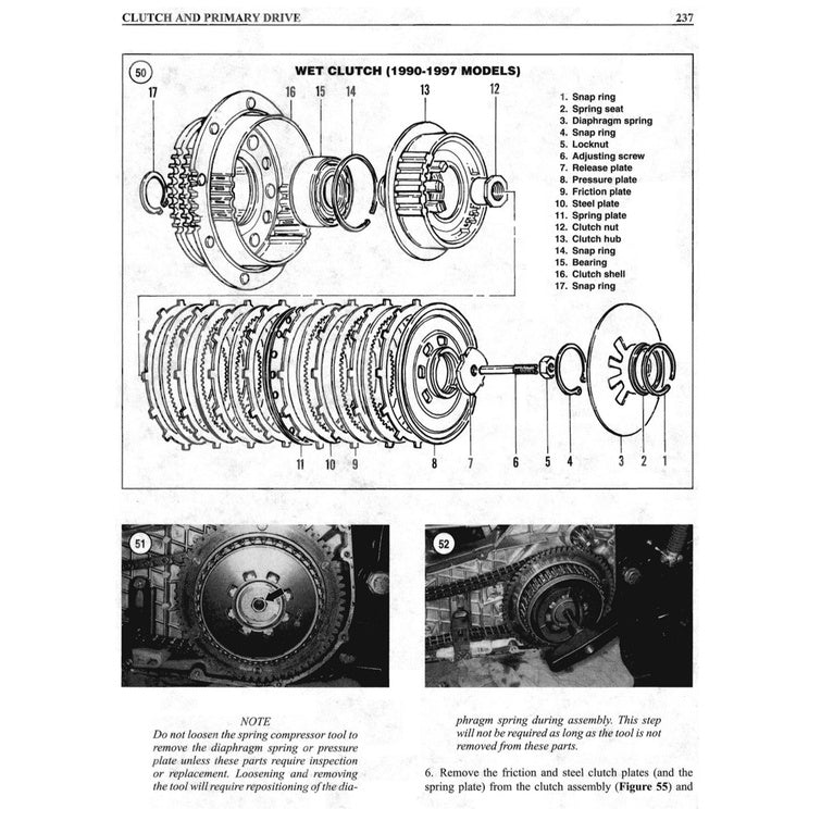 HARLEY-DAVIDSON FLH/FLT/FX (1984-1998) SERVICE WORKSHOP MANUAL - CLYMER