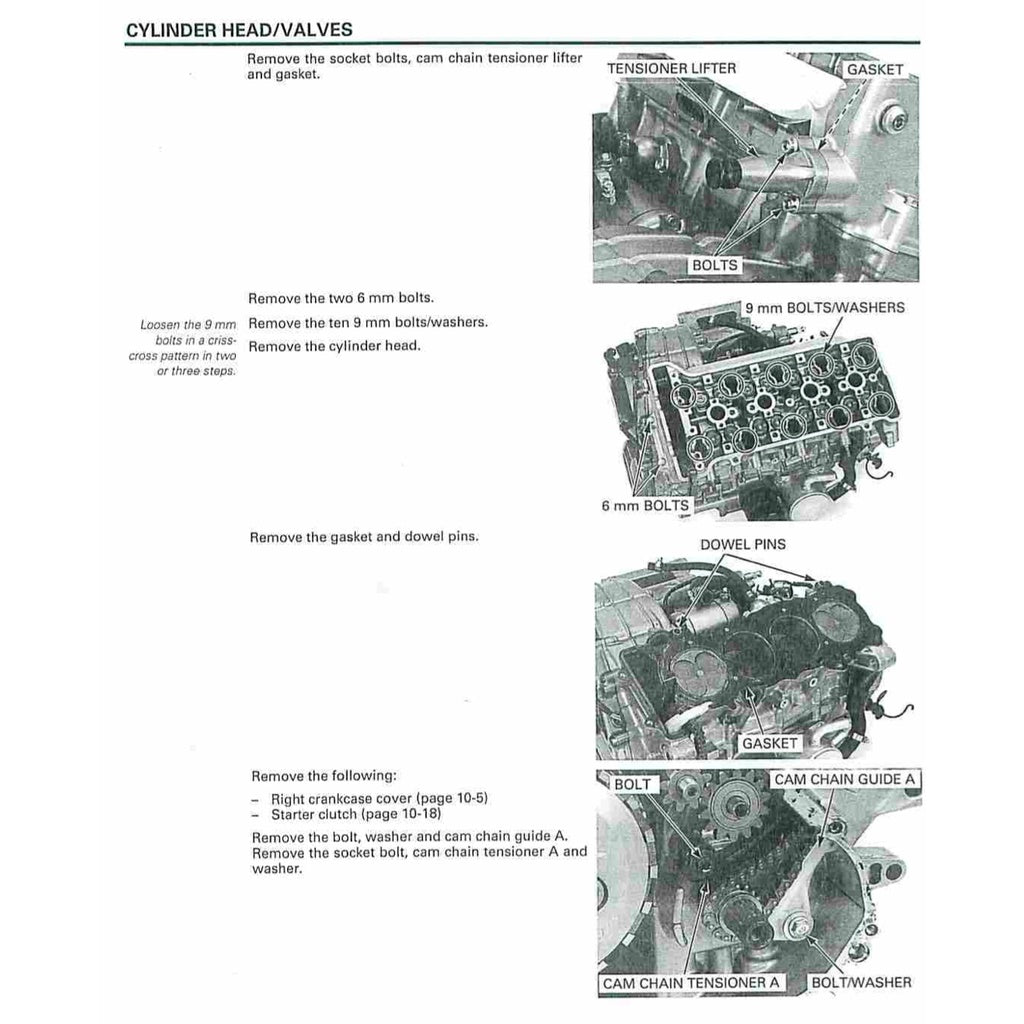 HONDA CBR600 RR (2003-2006) SERVICE WORKSHOP MANUAL + PARTS CATALOGUE + OWNER'S MANUAL - CBR 600 RR