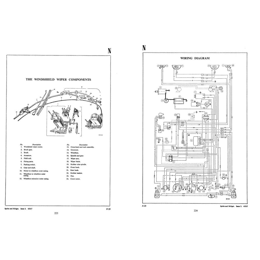 [CLASSIC] MG MIDGET/ SPRITE (MKII, MKIII, MKIV) FACTORY SERVICE WORKSHOP MANUAL