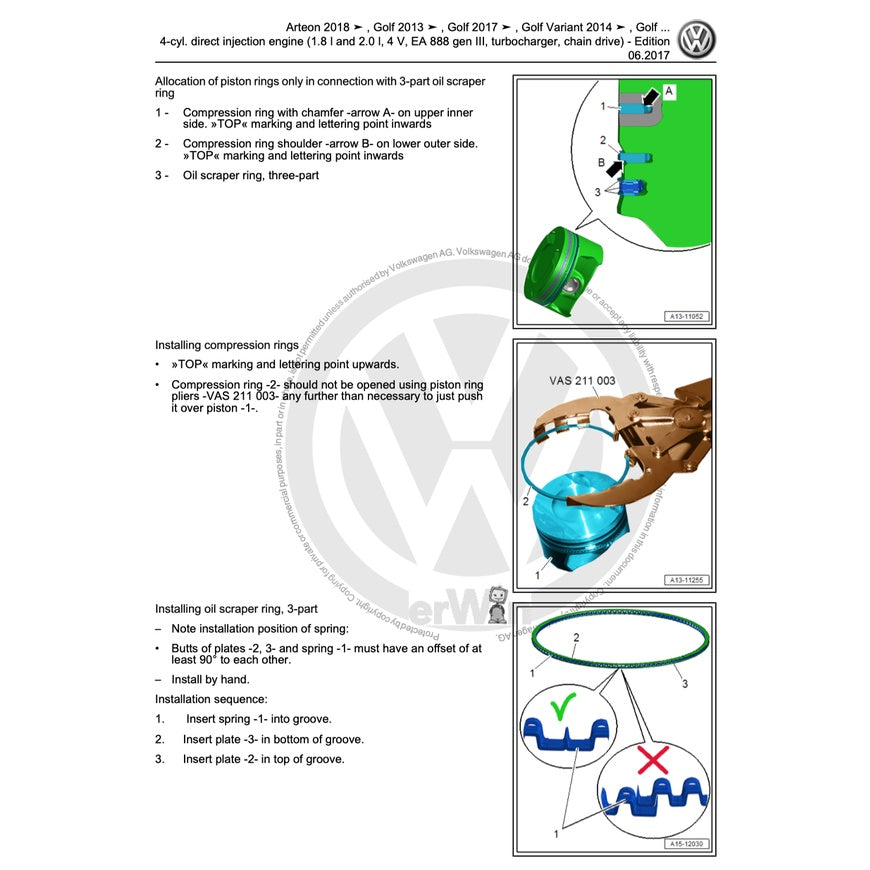 VW TIGUAN II AD/BW (2016-2024) SERVICE WORKSHOP MANUAL