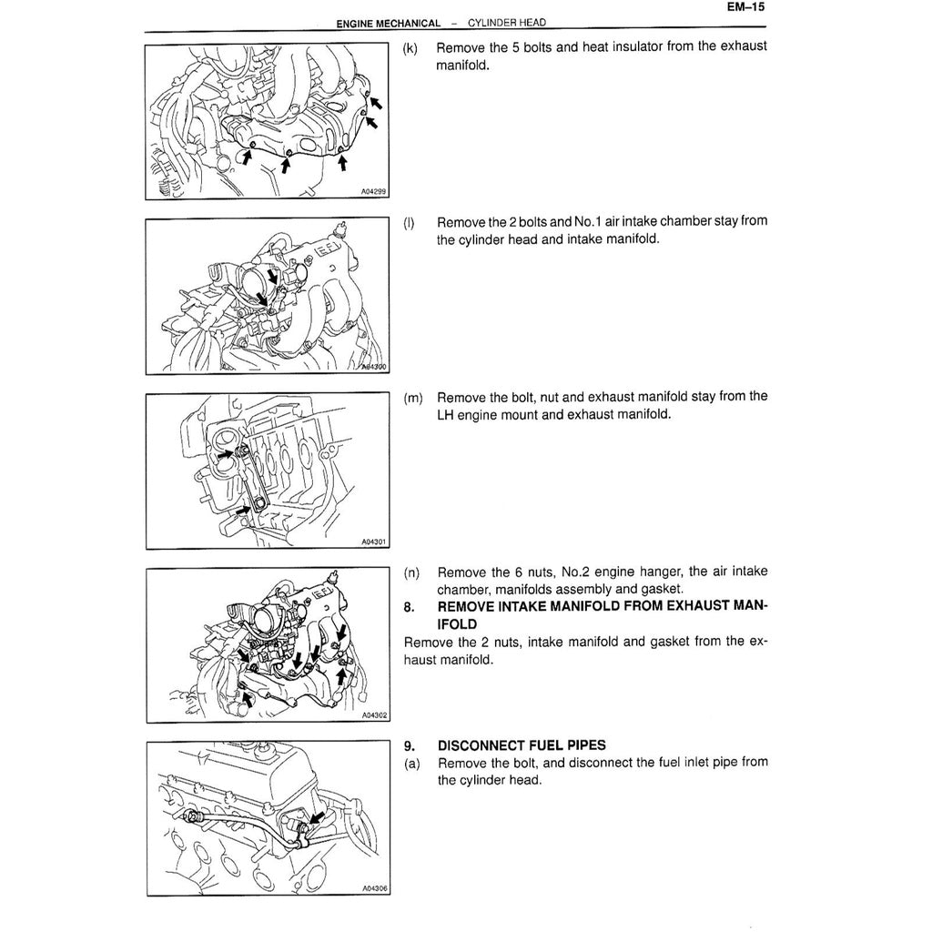 TOYOTA ENGINE 7K  &  7K-E (EFI) SERVICE REPAIR WORKSHOP MANUAL - TOYOTA LITEACE TOWNACE UNSER KIJANG