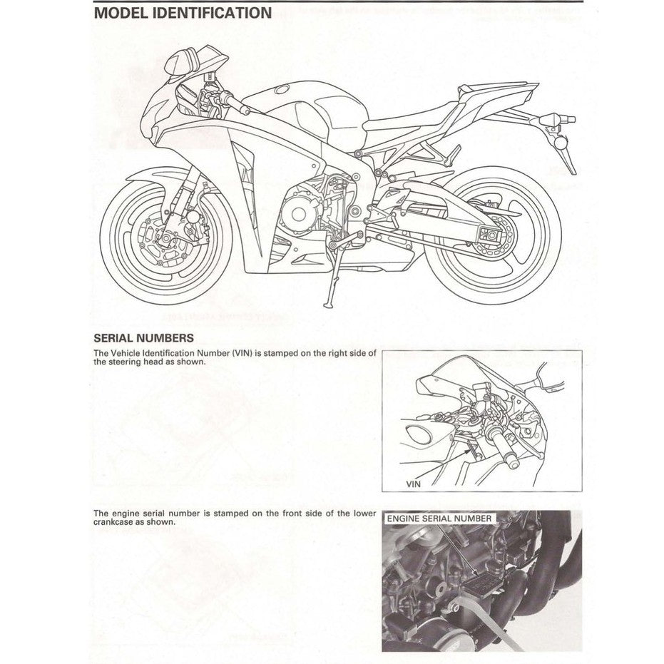CBR1000RR HONDA CBR 1000 RR FIREBLADE SC59 (2008-2015) SERVICE REPAIR MANUAL + PARTS CATALOGUE + OWNER'S MANUAL