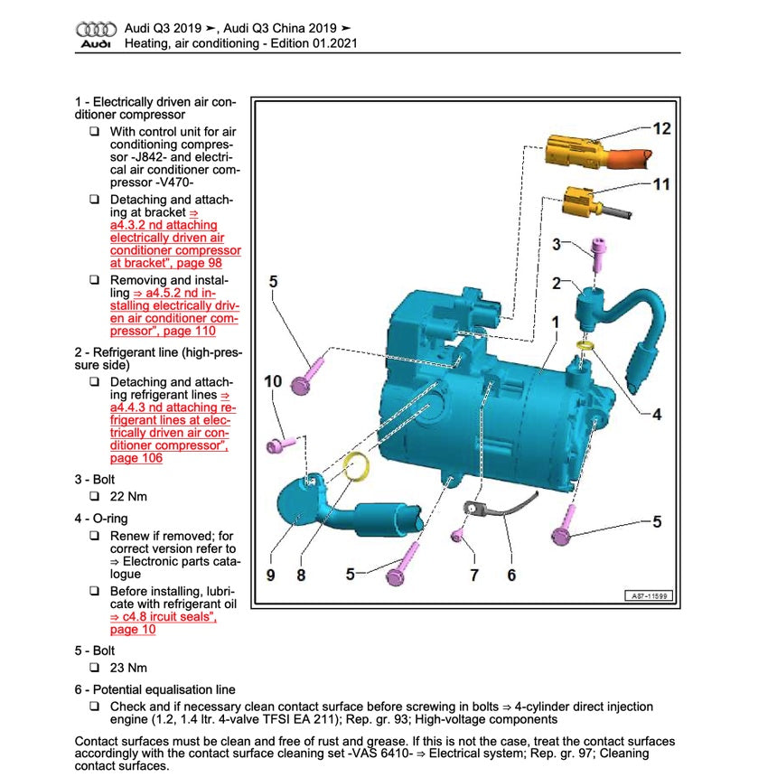 AUDI Q3 F3 (2018+) SERVICE WORKSHOP MANUAL