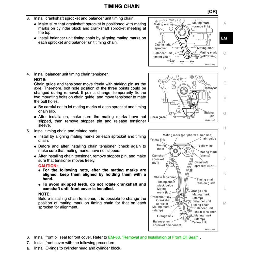 NISSAN TEANA CEFIRO (2003-2008) SERVICE WORKSHOP MANUAL