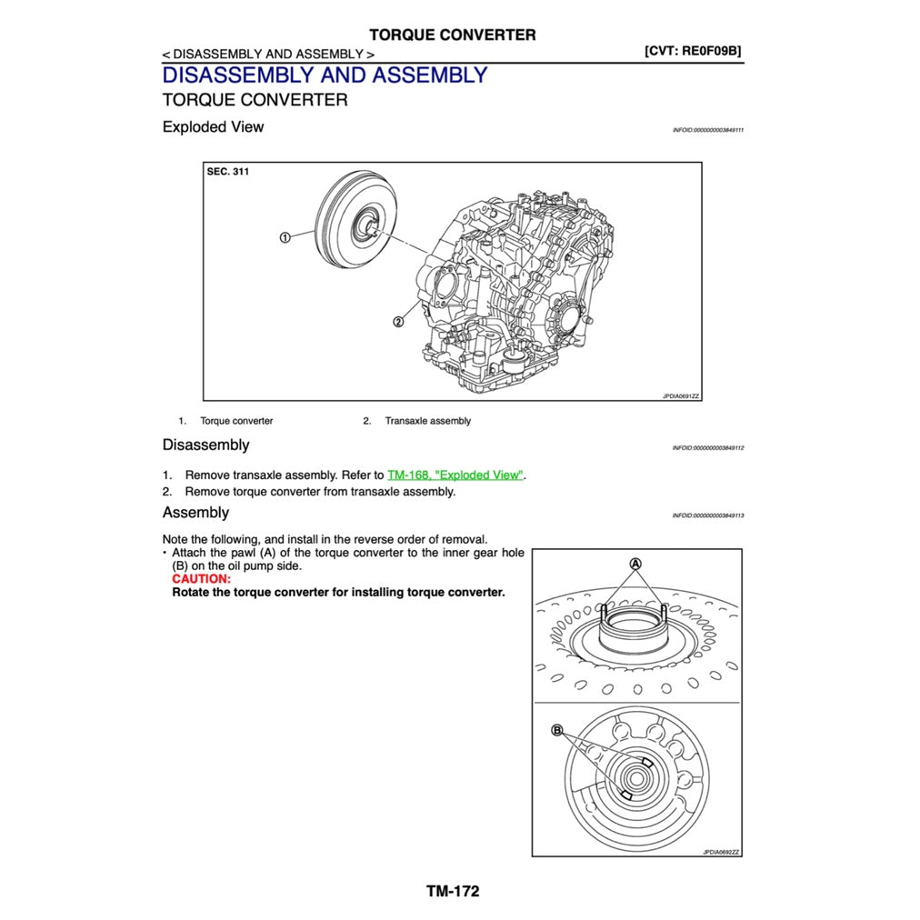 NISSAN TEANA / ALTIMA J32 (2008-2013) SERVICE WORKSHOP MANUAL