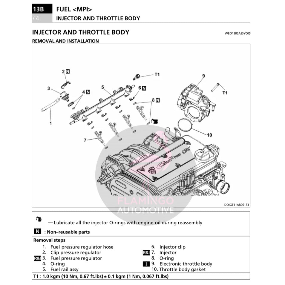PROTON CAMPRO S4P-CPS ENGINE SERVICE WORKSHOP MANUAL / PROTON GEN2 / WAJA / SATRIA NEO /EXORA