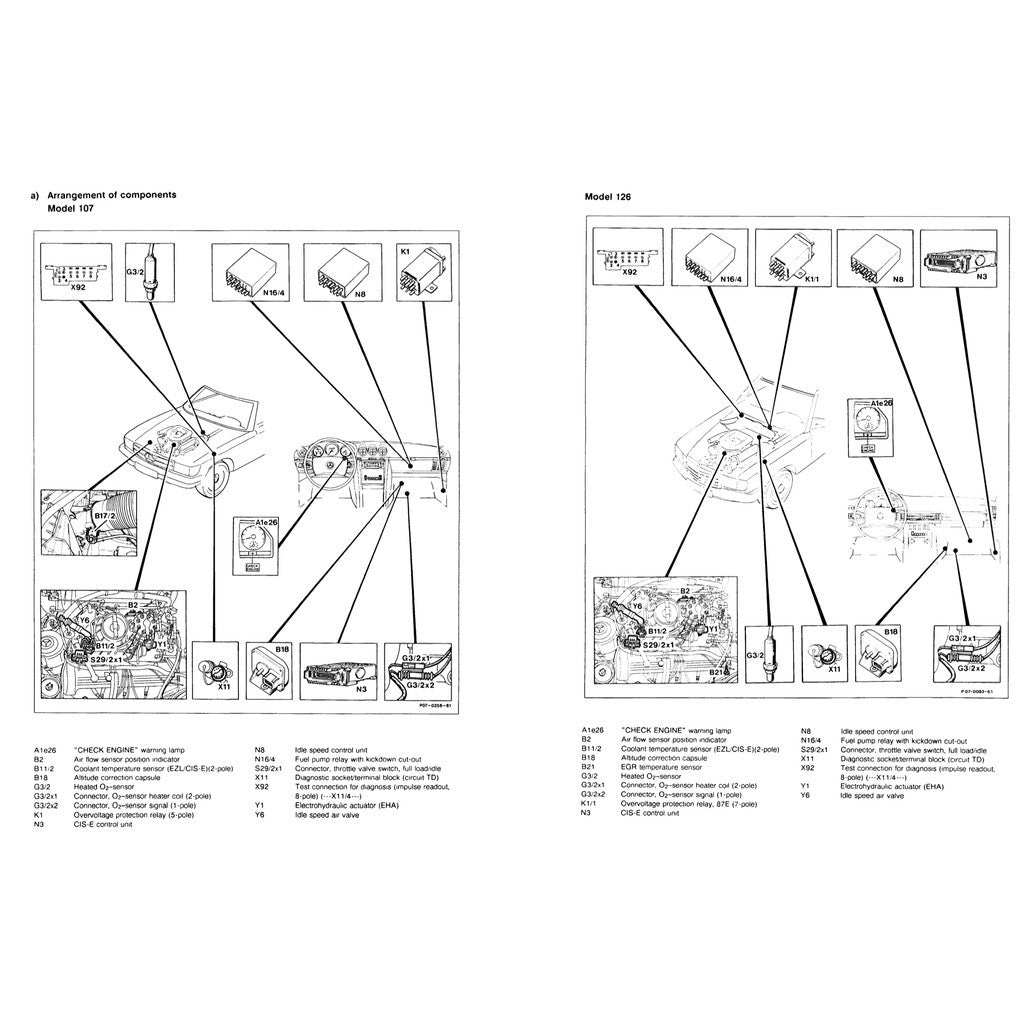 MERCEDES BENZ ENGINE M116  (1969-1991) SERVICE WORKSHOP MANUAL