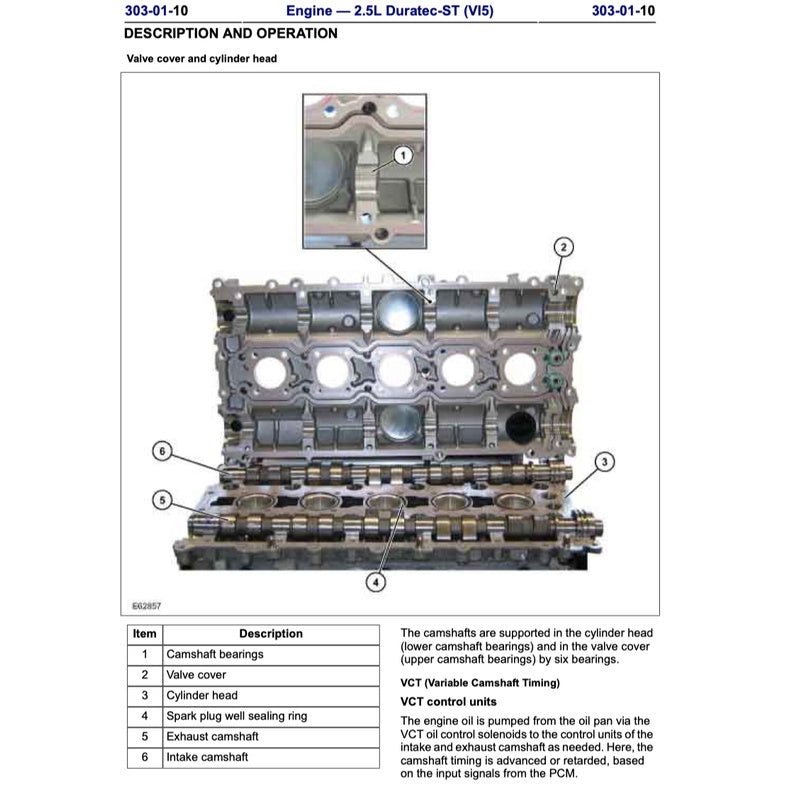 FORD FOCUS ST MK2 C307 (2005-2010) SERVICE WORKSHOP MANUAL