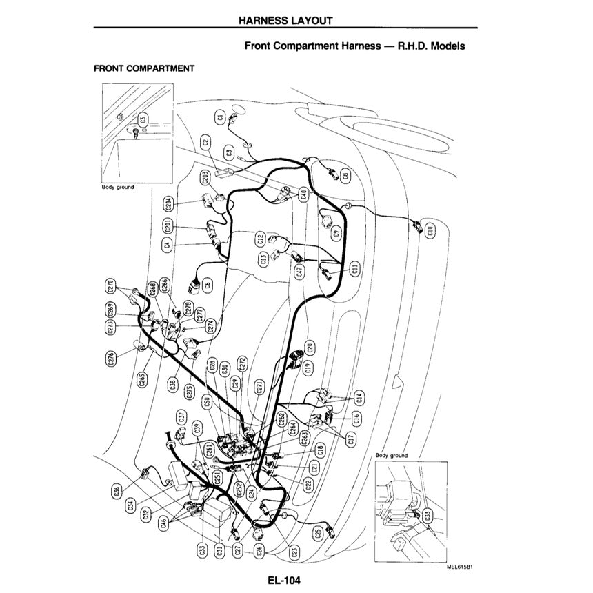 NISSAN SERENA C23 (1991-2001) SERVICE WORKSHOP MANUAL