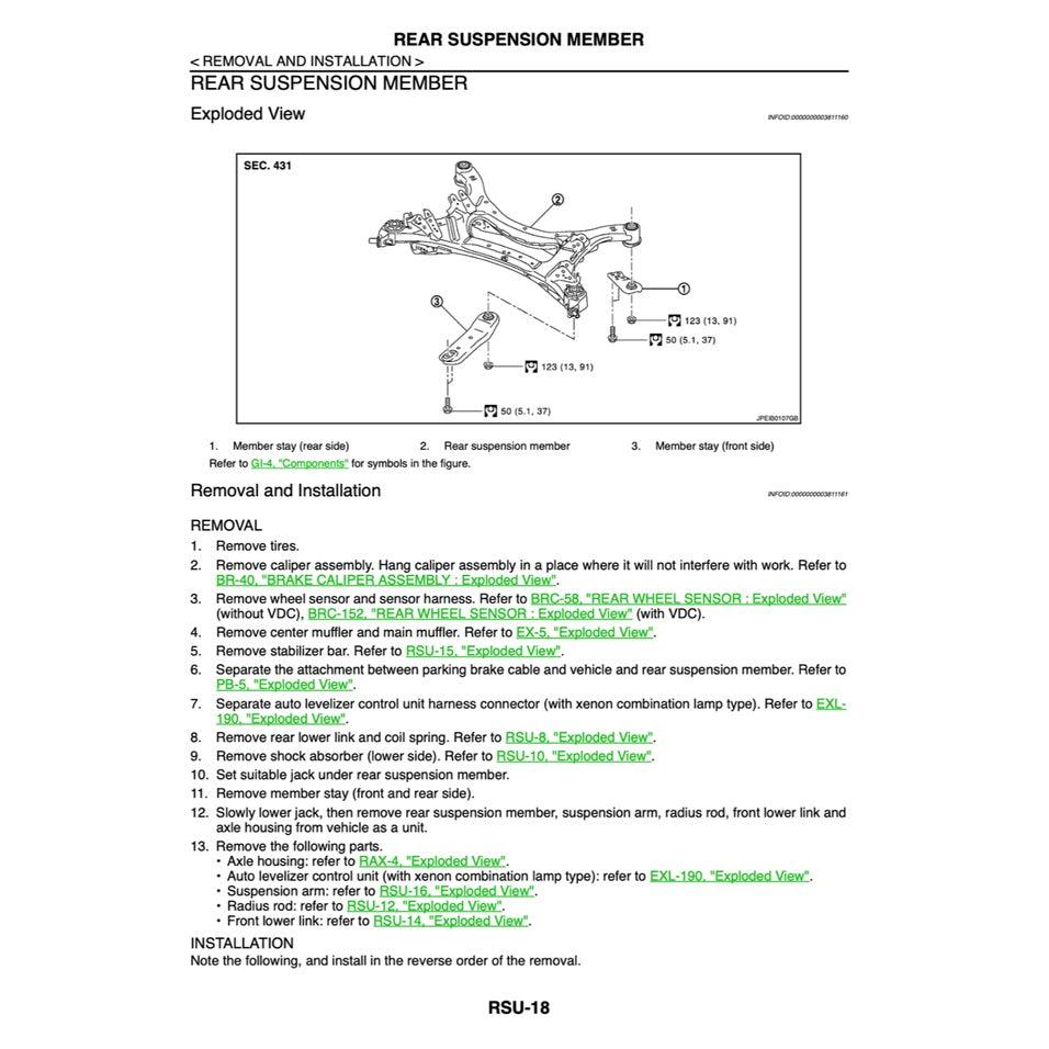 NISSAN TEANA / ALTIMA J32 (2008-2013) SERVICE WORKSHOP MANUAL