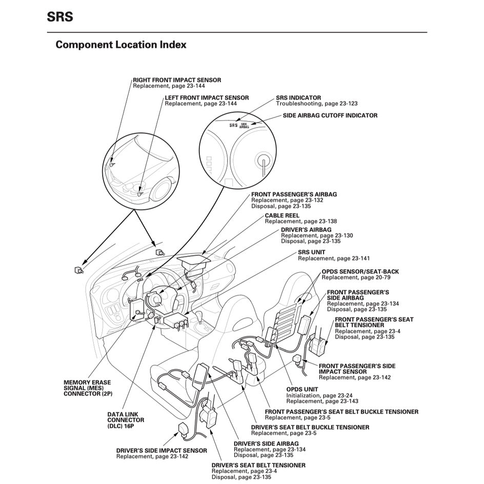 ACURA RSX DC5 / HONDA INTEGRA (2002-2006) SERVICE WORKSHOP MANUAL