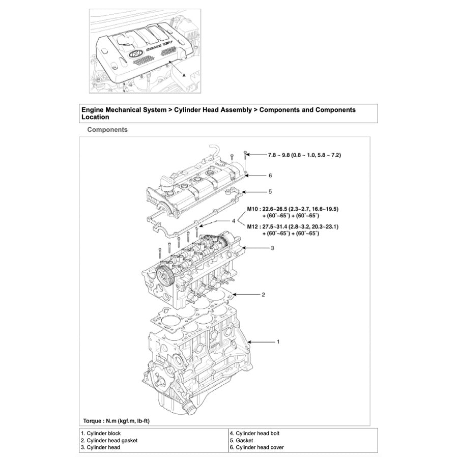 HYUNDAI ELANTRA HD (2006-2010) SERVICE WORKSHOP MANUAL