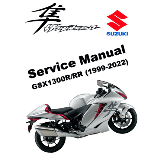 SUZUKI HAYABUSA GSX 1300R/RR (1999-2022) SERVICE WORKSHOP MANUAL + PARTS CATALOGUE + OWNER'S MANUAL