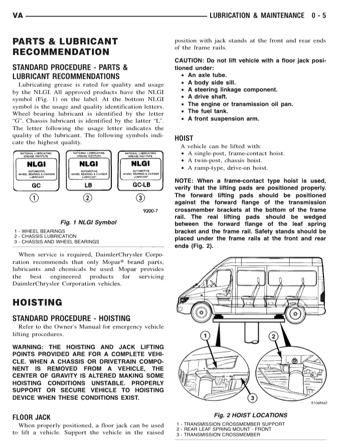 MERCEDES BENZ SPRINTER 903 PHASE II (2000-2006) SERVICE WORKSHOP MANUAL + PARTS CATALOGUE